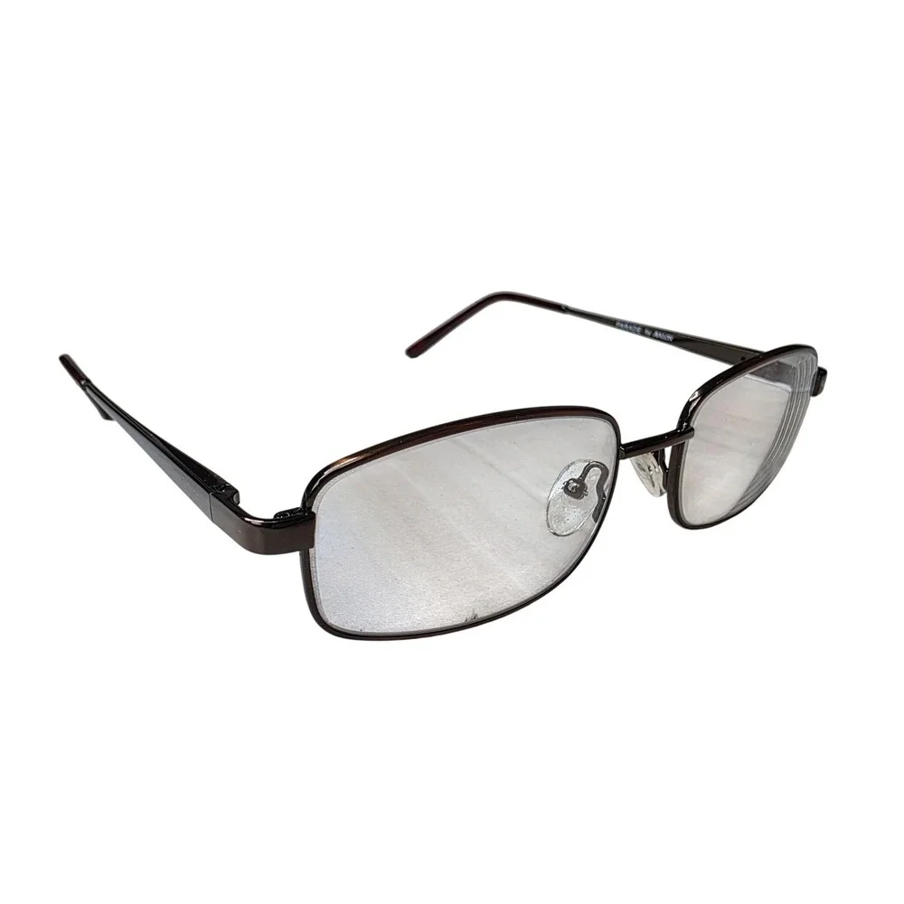 Parade by Avalon‎ Brown Metal Eyeglass Frames PQ01619 53-18-135 Rectangular F2